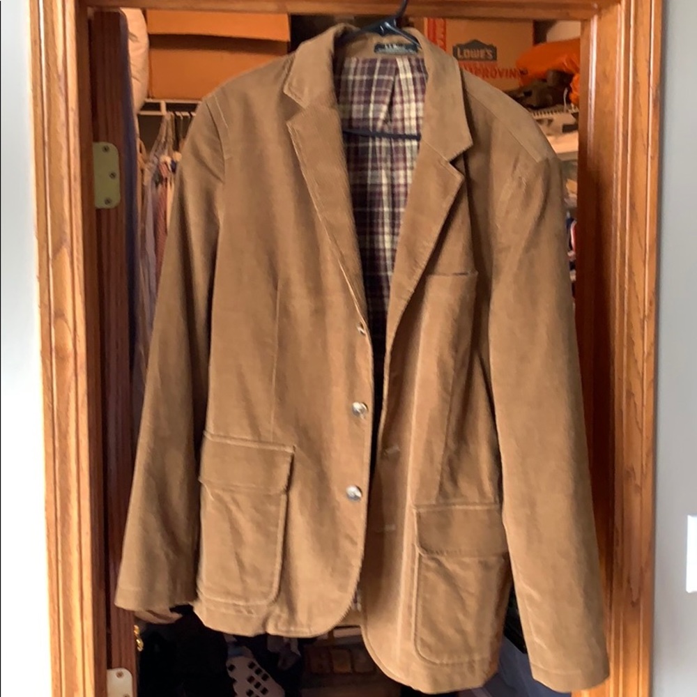 LL Bean corduroy blazer
